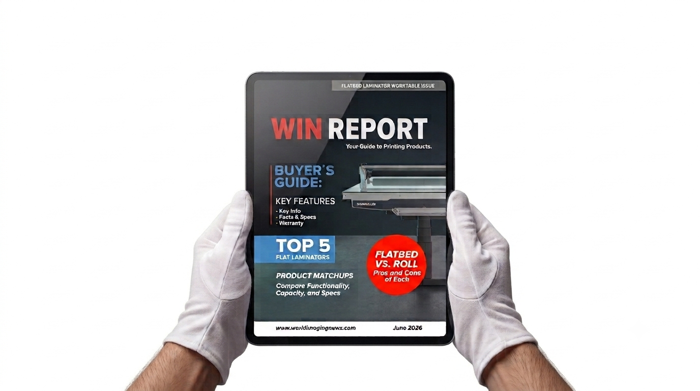 World Imaging News WIN Report product publication for Alaska print and graphics professionals